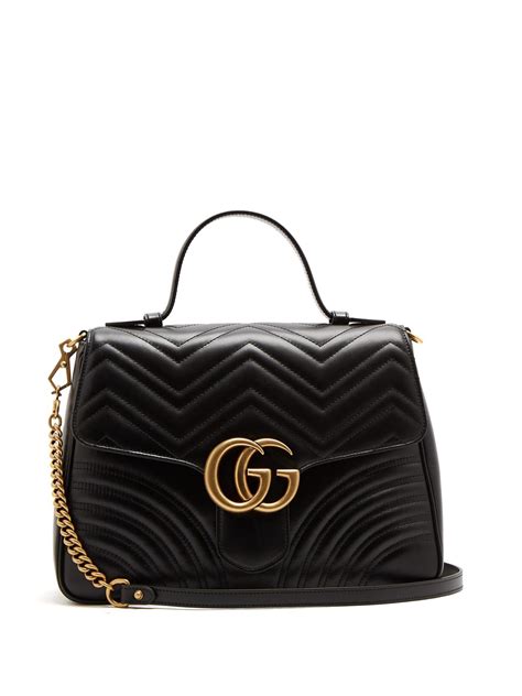 gucci marmont black medium|Gucci Marmont medium shoulder bag.